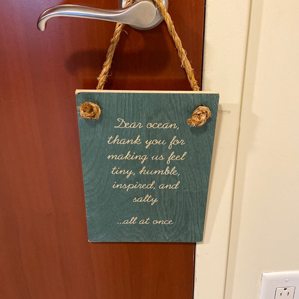 SOHA ocean door sign